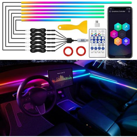 Auto LED Innenbeleuchtung mit App-Steuerung und Musik-Sync (1/5)