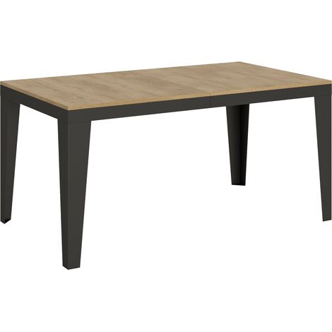 Tavolo Allungabile 160-264x90x80 cm Flame Evolution Quercia Naturale (1/4)