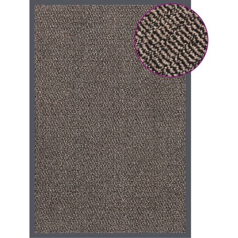 Paillasson touffeté 80 x 120 cm PP marron et caoutchouc DEC040679 (1/5)