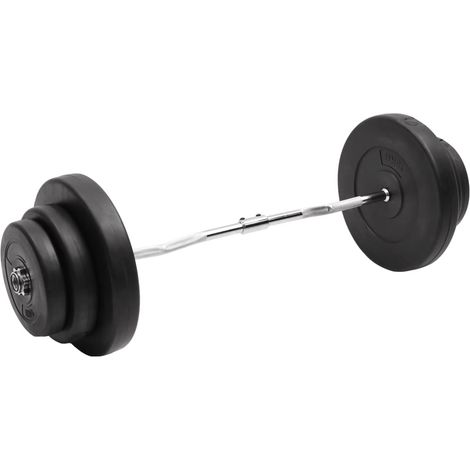 Curlstange mit Gewichten 60 kg