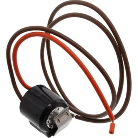 Thermostat de dégivrage de remplacement pour réfrigérateur Whirlpool, Maytag et Kenmore, référence 1455131, AP6016065, PS11749348, L42-30F, bimétallique, fil orange de 13,3 cm (5,25 pouces).