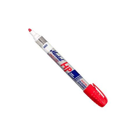 MARKAL 140096962 MARCADOR ROJO DE PINTURA PARA SUP. ACEITOSAS HP