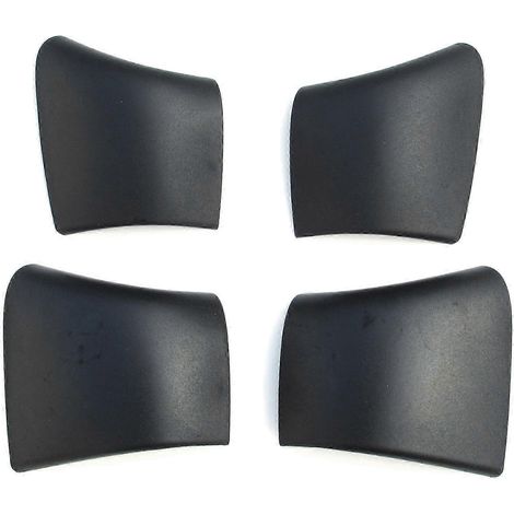 coques de rechange noires pour barres de toit, compatibles avec les Tesla Model Y et 3 (2021-2023). (1/4)