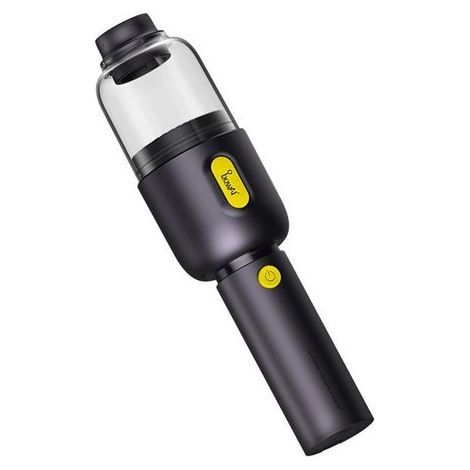 Aspirateur à main, Aspirateur balais, Aspirateur voiture, Hohe Saugleistung, Noir, 6000PA Saugleistung, TYPE-C Schnellladung, KINSI (1/5)