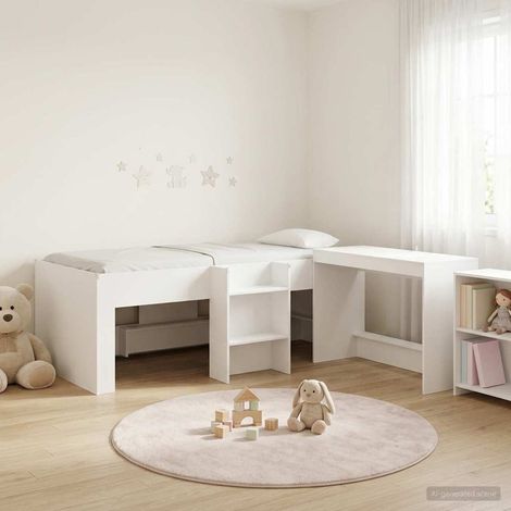 Estructura de Cama con Escritorio 90 x 200 cm (1/5)
