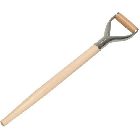 Outil De Jardinage - Manche Conique En Acier - Poignée En Frêne - 71 Cm - Droit