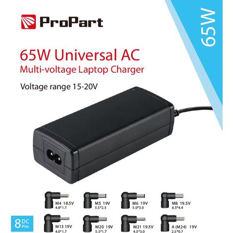Alimentatore Universale Notebook Multi-voltaggio 65W