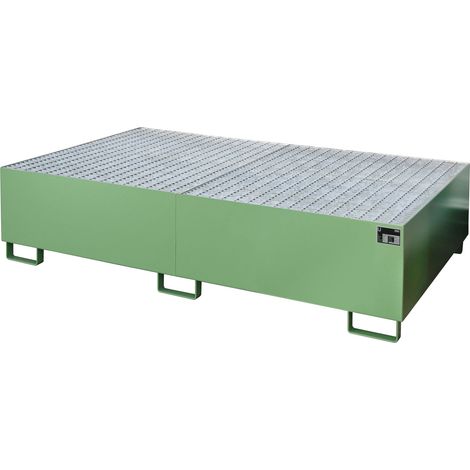 Bauer Regalwanne RW-GR 2200-2, lackiert, Resedagrün