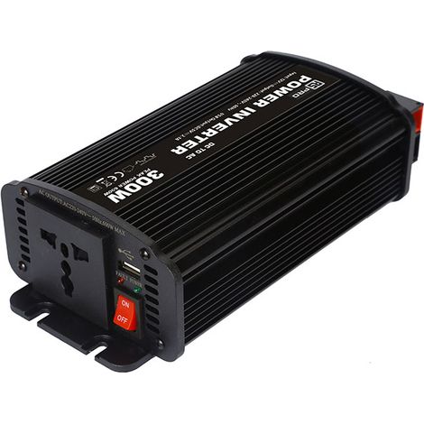 Convertisseur continu-alternatif, Onde sinusoïdale modifiée, 12V c.c. / 230V c.a. - 300W ( Prix pour 1 )