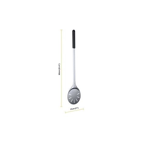 Pelle tournante Ooni Turning UU-P09400 17 cm Manche 80 cm Aluminium anodisé Noir (1/2)