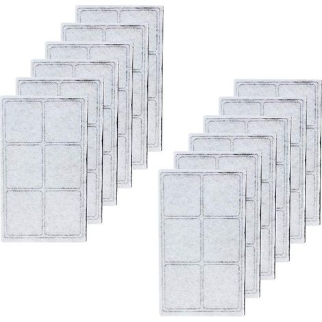 Lot de 12 Cartouches Filtrantes de Rechange pour Petsafe Drinkwell Fontaine à Eau (1/5)