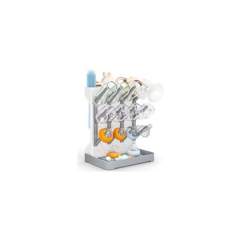 Séchoir à couches et biberons – Support gris – Organisateur pour biberons et tétines (1/5)
