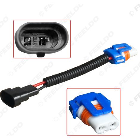 Douille de lampe en céramique 9005 pour adaptateurs de phares LED HID automobiles, tête de douille en céramique à double fente