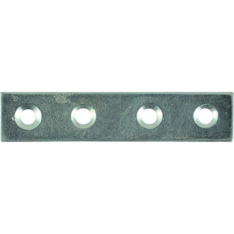 Timco Mending Plates Silver - 75 x 16 mm (50 Box)