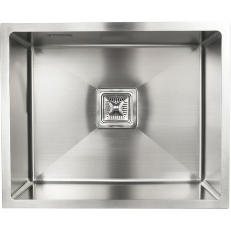 Fregadero de un seno en inox Irlanda 54 cm(ancho) 44 cm(largo) (1/2)
