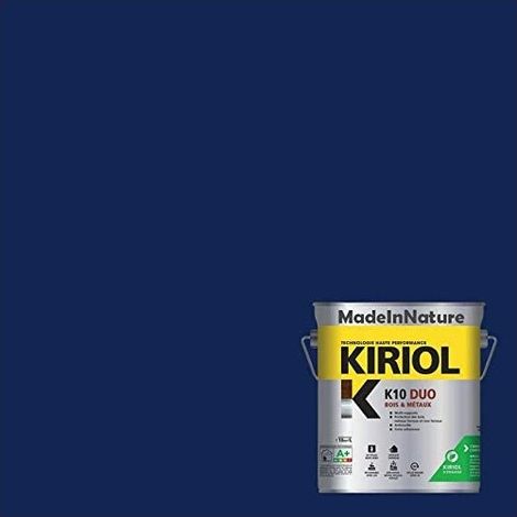 Peinture Métaux Antirouille, Sous couche et Finition, sur Fer, Acier, Galvanisé, même rouillés, très opacifiant - 0.75 litre - RAL 5013. (1/4)