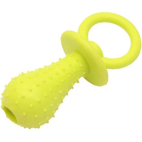 Lot de 3 sucettes en caoutchouc pour chiots, avec son aléatoire de clochette. (1/5)