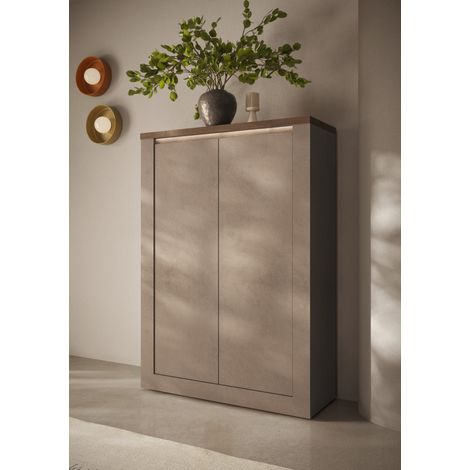 Buffet haut moderne bronze/mercure Isia (1/4)