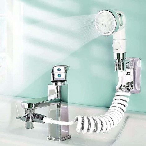 [JAMAIS UTILISÉ]Pommeau de Douche Évier Télescopique Économie d'Eau pour Bidet Nettoyage Lavabo et Cheveux
