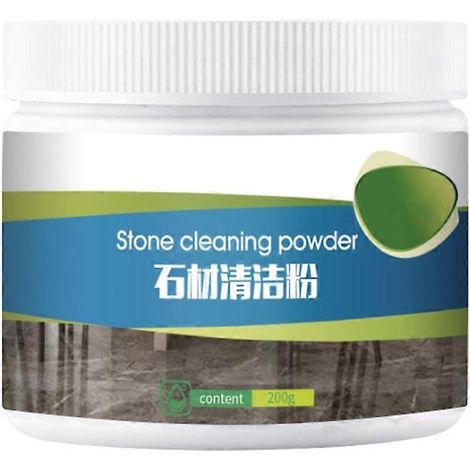 Nettoyant Pierre Anti-Taches, Poudre Dégraissante pour Sols en Pierre (1/4)