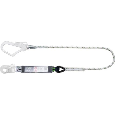 BANDFALLDÄMPFER Single mit Gerüsthaken 4441 1,75m lang, DIN EN 355 KRASTOS® (1/2)