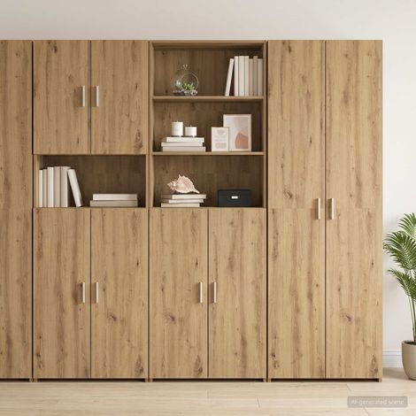 Aparador alto Roble artisan 70 x 42,5 x 185 cm (1/4)