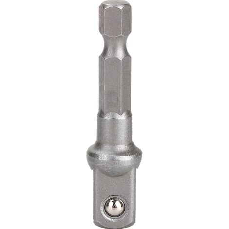 Adaptateur de douille hexagonale 3 pièces pour perceuse à percussion (1/4", 3/8", 1/2") (1/5)