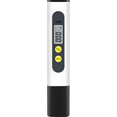 TDS-mètre, testeur d'eau numérique avec plage de mesure de 0 à 9990 ppm, portable pour l'aquaculture, les piscines et le test de l'eau du robinet. (1/4)