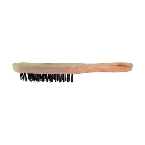 Bürste Strend Pro WB308 1406, 4-reihig, Stahl, Holzgriff