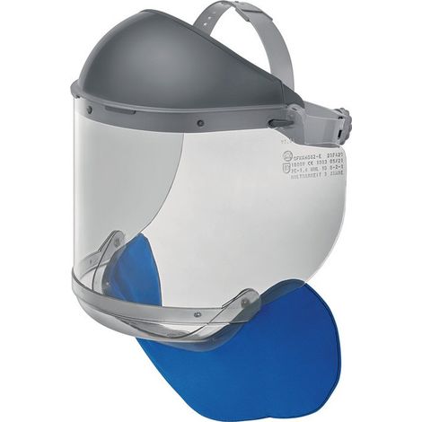Protección facial para electricista GFKHH002-E PC. Gris 550 x 200 x 2 mm en 166.