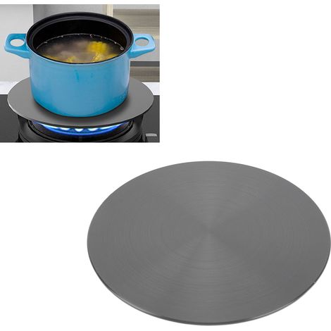 Placa de distribución de calor para cocinas de gas: placa de aluminio de 200 mm x 4 mm con superficie antideslizante. Ahorro de energía y distribución uniforme del calor. (1/5)