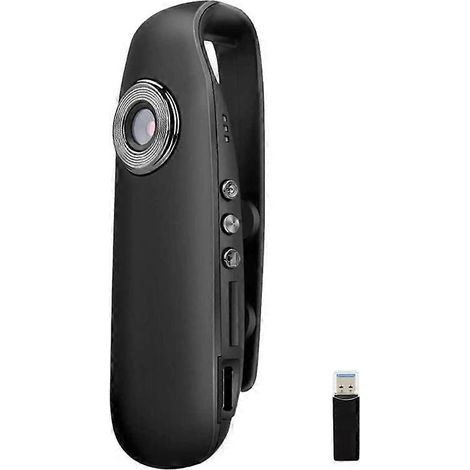 Caméra corporelle de police portable, caméra vidéo intégrée, caméra 1080p, mini caméra avec prise européenne (1/4)