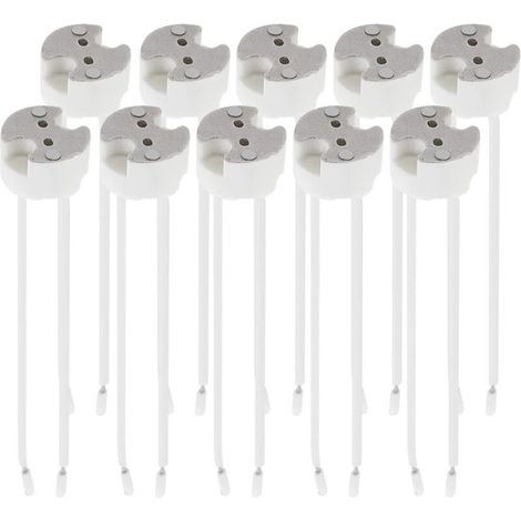 BET Lot 10x douille GU5.3 - Douille GU5.3 ou MR16 - Support avec câble 12V - Pour lampe luminaire ampoule telles que LED halogène spot (1/5)