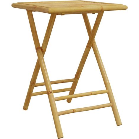 Maison Exclusive - Gartentisch Klappbar 55x55x75 cm Bambus (1/5)