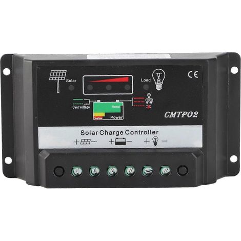 30A 12/24V Solar-Laderegler mit Batterieschutz und Temperaturkompensation für Haus und Wohnmobil (1/5)