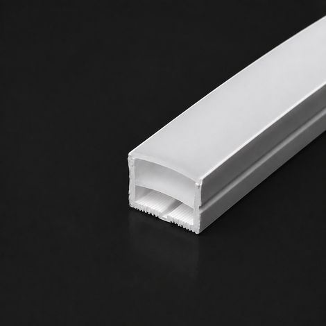 Funda De Silicona Flexible Blanca - Tira LED A Neón - 10x18