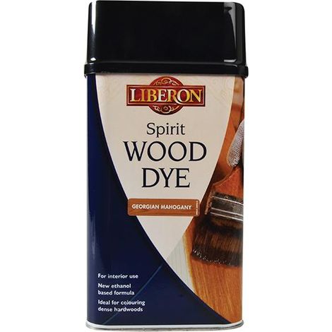 Liberon Spirit Traditional Hardwood Furniture Wood Dye - Georgian Mahogany - 1L