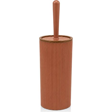 Portascopino wc terracotta Blob (1/5)