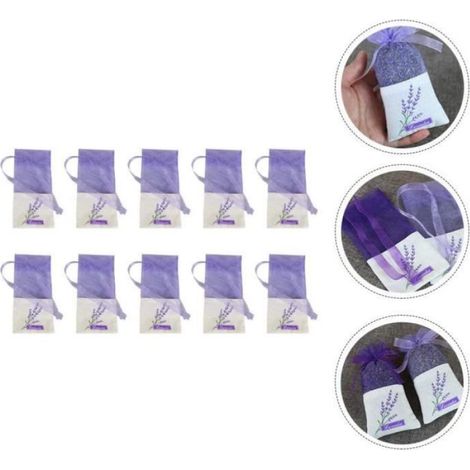 22 Pièces Lavande Sachet Sacs Frais Lavande Parfum Sachets pour Lavande épices Et des Herbes Maison Parfum Chambre Décoration [599] (1/4)