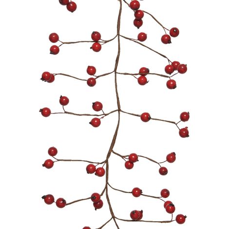 Fascio bacche rosse 13 x 130 cm