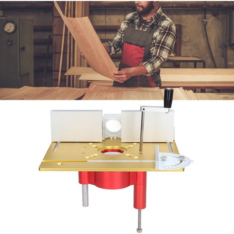 Base de levage inversée en 4 pièces pour le travail du bois, fraiseuse électrique, petite fraiseuse, table élévatrice pour le rainurage, le tenonnage, le détourage, le chanfreinage et le lavage. (1/5)
