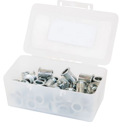 Rivets creux en acier zingué (BKM) - M8 - 50 pièces MW Tools RIALU8MM (1/3)