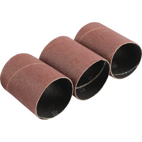 Aluminium Oxide Sanding Sleeves, 45 x 60mm, 120 Grit (Pack of 3) (93354) (1/5)