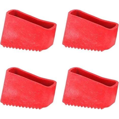 Fundas antideslizantes de goma para patas de escaleras telescópicas (4 piezas) (1/4)