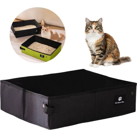 Boîte à litière pliable pour chats
