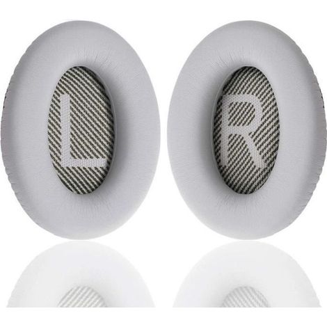 Muifa Coussinets d\'oreille de remplacement Pour Casque Bose QC35 Gris-Ywey (1/4)