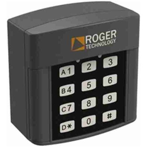 Roger - H85/TTD/E 12-STELLIGES „TOUCH“-NUMERISCHES TASTATURBLOCK - FÜR DEN AUSSENBEREICH