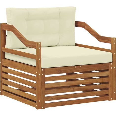 Maison Exclusive - Outdoor-Sofagarnitur Massivholz Akazie Natur