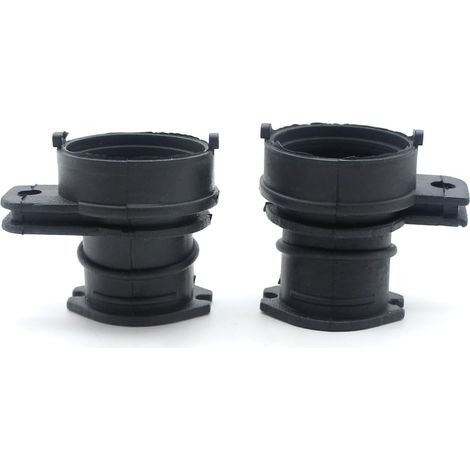 2 pcs / lot Botte d'entrée du collecteur d'admission pour Husqvarna 365 371 372 372XP 362 Tronçonneuse (Type rond) Pièces en caoutchouc (1/5)