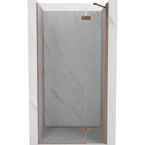 Mexen Mist-H porte de douche battante droite 100 cm, transparent, cuivre brossé - 8A5-100-000-65-00-P (1/5)